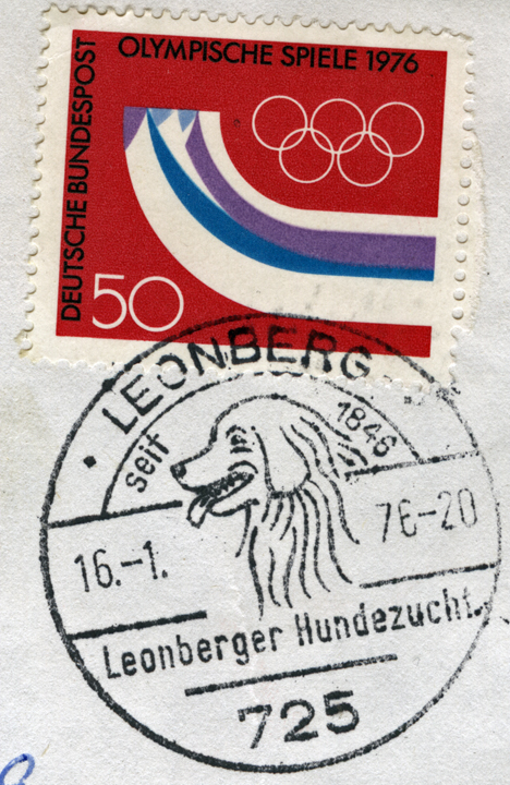 Leonberg Dog Postmark