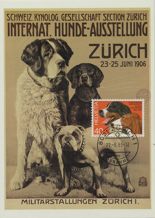 Switzerland Dog Stamp
