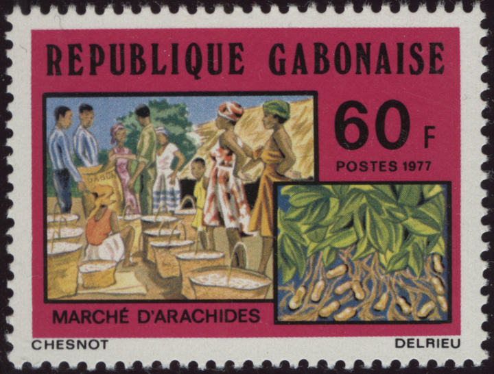 Gabon Peanut Stamp