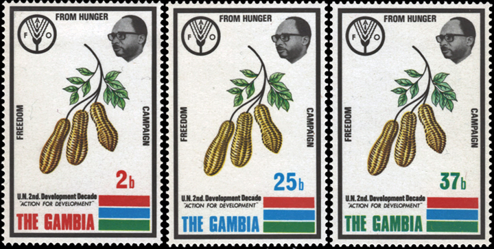 Gambia Peanut Stamp