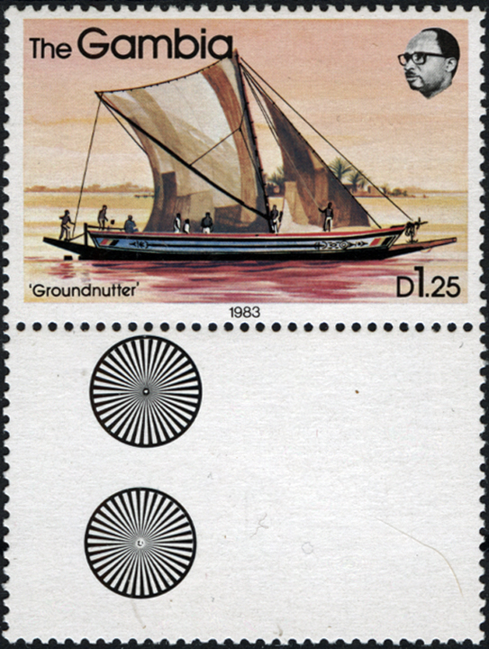 Gambia Peanut Stamp