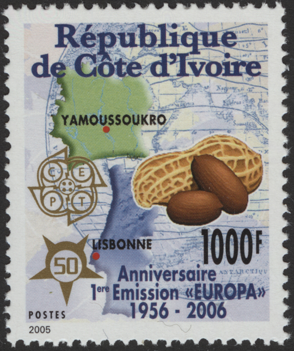 Ivory Coast Peanut Stamp