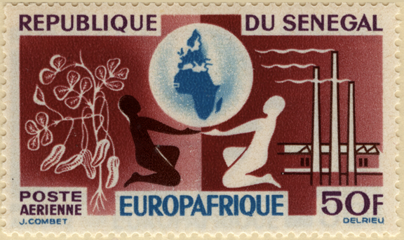 Senegal Peanut Stamp