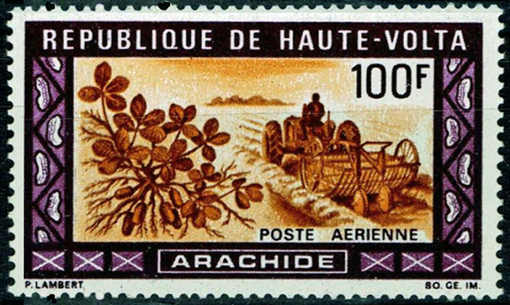 Upper Volta Peanut Stamp