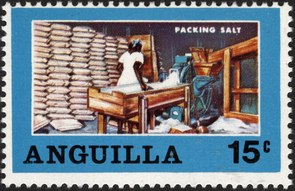 Anguilla Salt Stamp