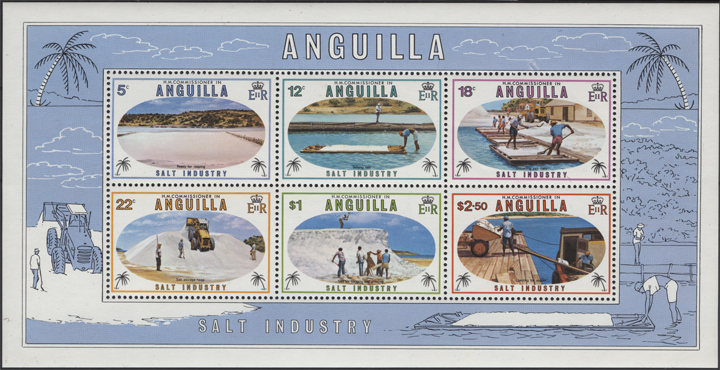Anguilla Salt Stamp