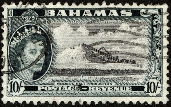 Bahamas Salt Stamp