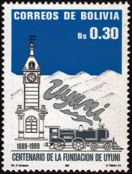 Centenary of Uyuni Stamp