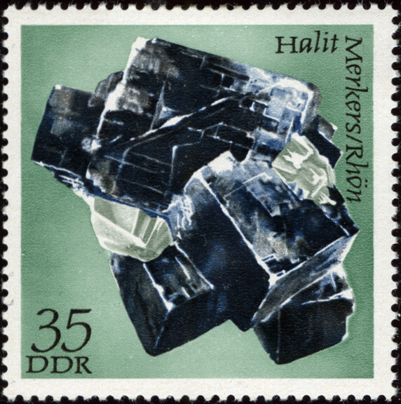 German Democratic Republic Salt Stamp