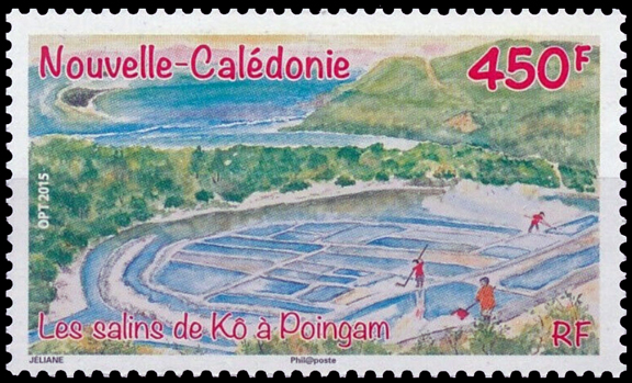 New Caledonia Salt Stamp