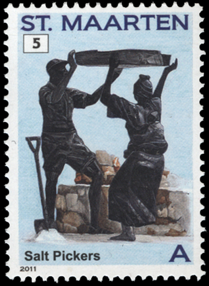 Sint Maarten Salt Stamp