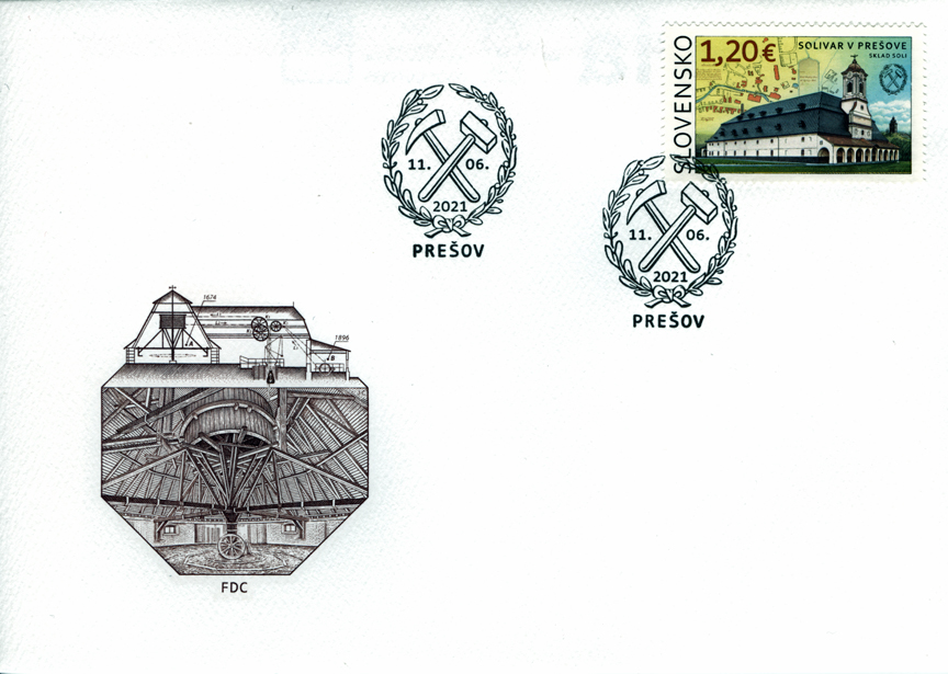Slovakia Salt Stamp