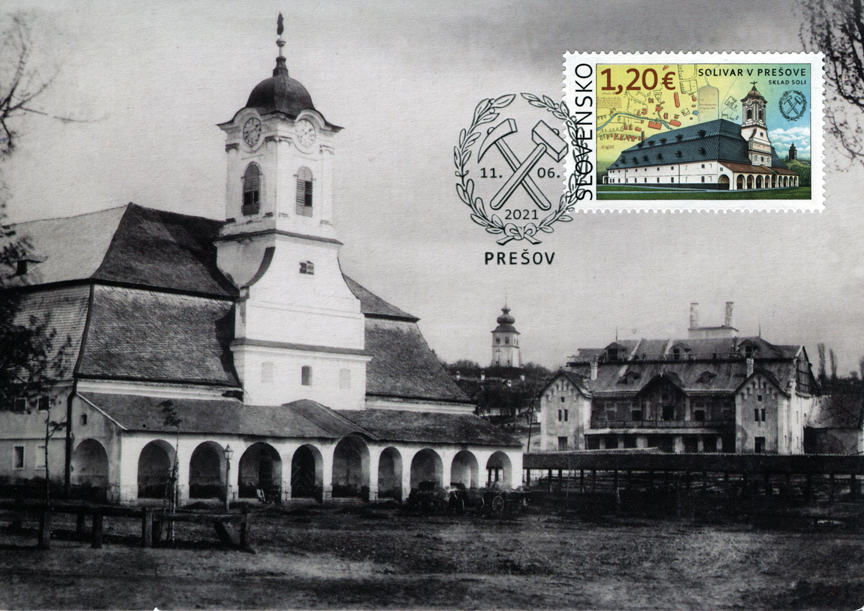 Slovakia Salt Stamp