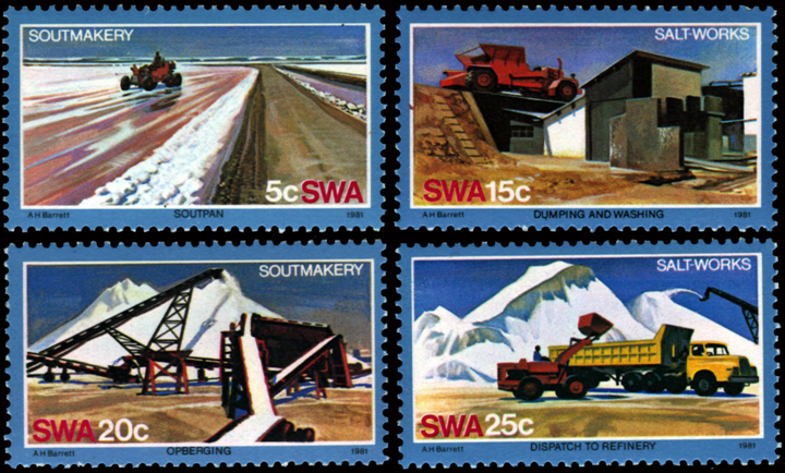 South West Africa Salt Stamp