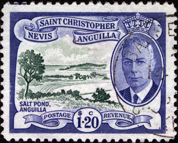 Saint Christopher-Nevis-Anguilla Salt Stamp