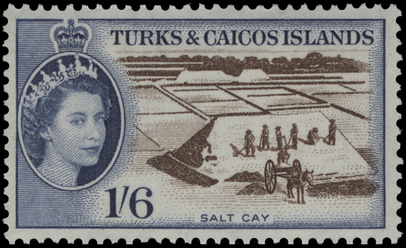 Turks and Caicos Salt Stamp