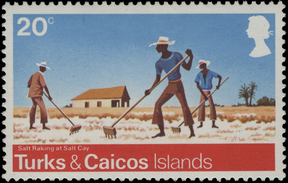 Turks and Caicos Salt Stamp